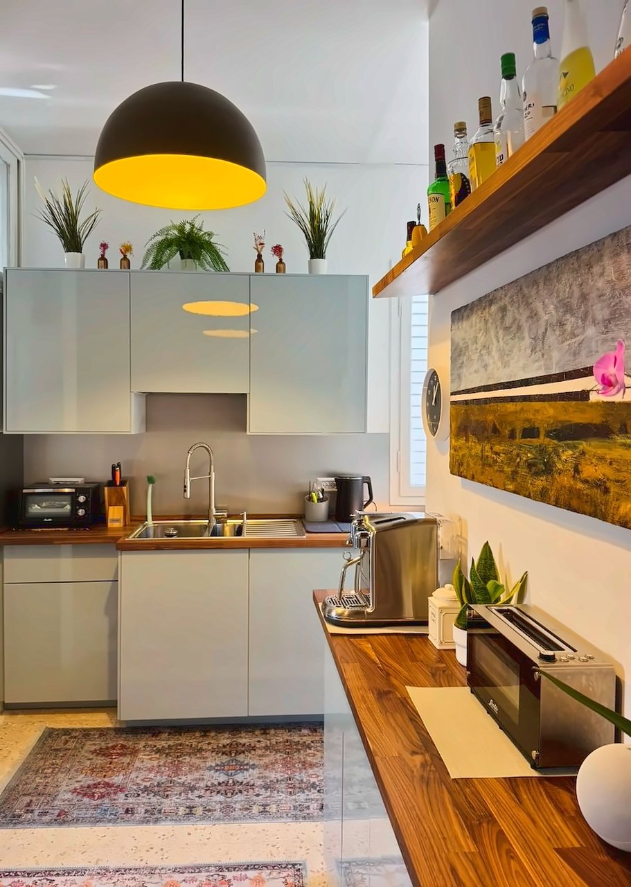 La cuisine, vue en longueur